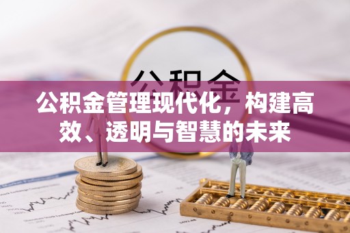 禄丰公积金管理现代化，构建高效、透明与智慧的未来