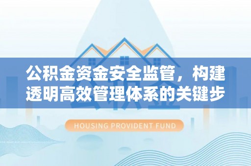 禄丰公积金资金安全监管，构建透明高效管理体系的关键步骤