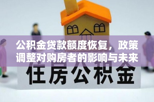 禄丰公积金贷款额度恢复，政策调整对购房者的影响与未来展望