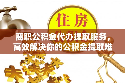 禄丰离职公积金代办提取服务，高效解决你的公积金提取难题