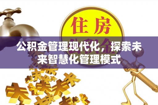 禄丰公积金管理现代化，探索未来智慧化管理模式