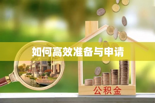 禄丰如何高效准备与申请